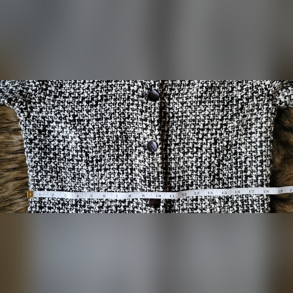 Chico's Acrylic Blend Black& White Blazer/ Jacket Size 0 (US S/4) - Picture 12 of 13